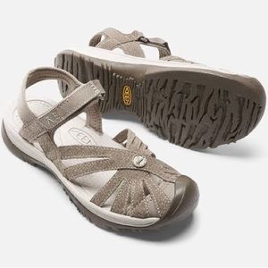 Keen Rose Sandal In Brindle/Shitake Khaki Size 10